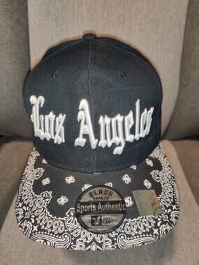 Las Angeles Hat Joycap Black Embroidered Trucker SnapBack Bandana Trucker NEW